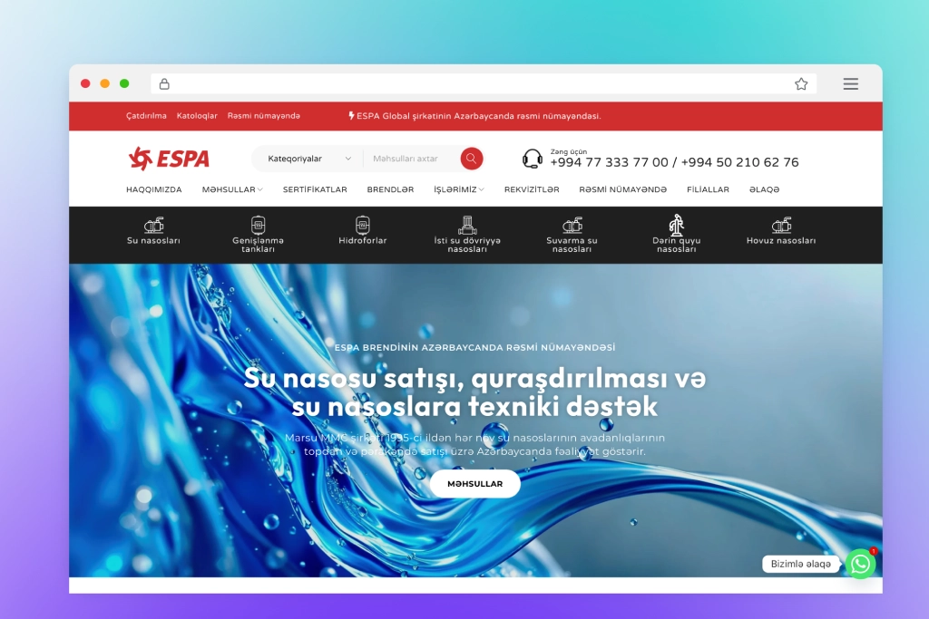 espa vebsayt porfolio